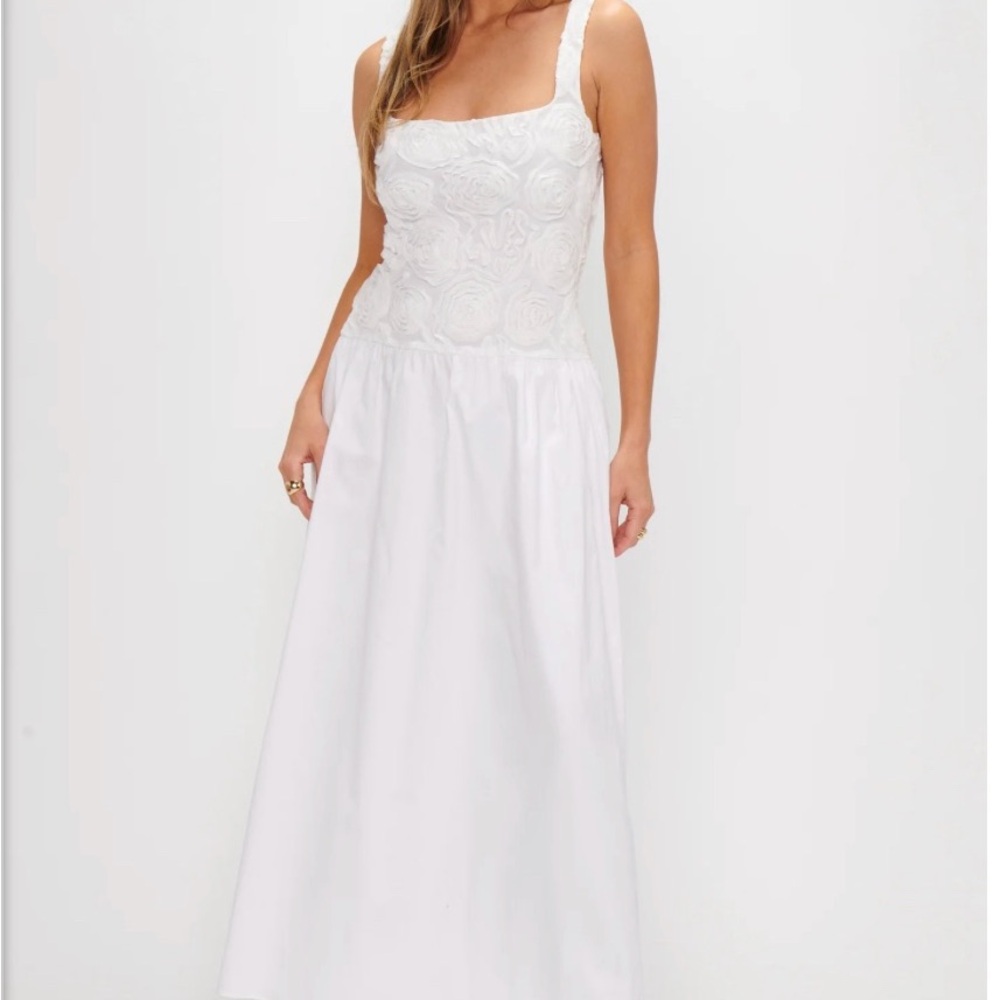 Show Me Your MuMu White Maxi Dress